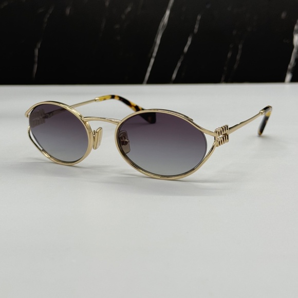 NEW SMU 52Y ZVN5D1 MIU MIU MU52YS ZVN5D1 GOLD MU 52Y ZVN5D1 WOMEN SUNGLASSES main image 10